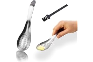 Norhogo Râpe en Acier Inoxydable de Qualité Supérieure - Pour Gingembre, Ail, Parmesan, Citron, Curcuma, Wasabi et Épices