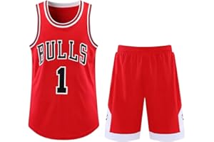 ABRTJCL Maillot Basketball Enfant/Adulte 2024, 2 Pièces Basket Maillots Basketball Jersey et Short Ensemble de Maillot, Pop Maillot sans Manches et Pantalon Court