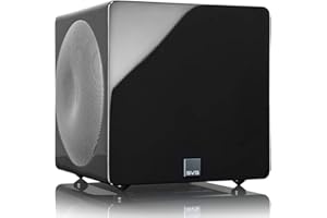 SVS 3000 Mikroversiegelter Subwoofer mit voll aktiven Dual-Treibern (20,3 cm (8 Zoll), Piano Gloss Black