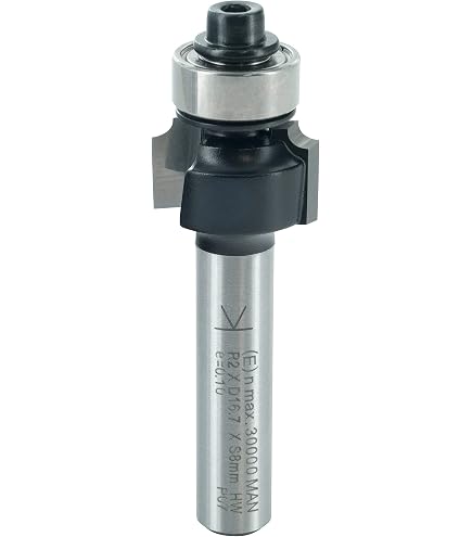 Fraise à Arrondir ENT 14378 - Carbure Avec Roulement, Queue 12 Mm, Diamètre 36,7 Mm