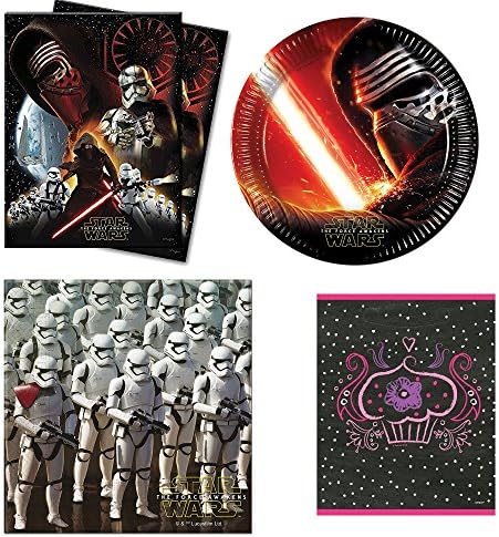 Star Wars The Force Awakens Plates, Table cover, Napkins + Complimentary Loot Bags