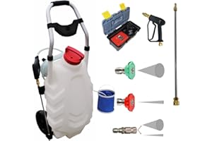 PHOENIX - Pulvérisateur Électrique Pro Sprayer III 30L Option Rinçage – Pulvérisateur Électrique Toiture Longue Portée à Batterie Rechargeable, Débit 240 L/H, Tuyau 8m - 2 Batteries