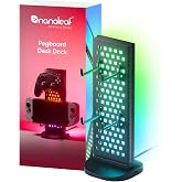 Nanoleaf Pegboard Oyun İstasyonu (Gaming Dock), Kontrolc&uuml; ve Kulaklık Askılı 3'&uuml; 1 Arada RGBIC Masa Lambası, &Ccedil;ift Taraflı Ayd