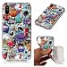 Produktbild OnlyCase iPhone X Hülle Handyhülle Schutzhülle, Nachtleuchtender grüner Glühen im dunklen Handy Etui Anti-Kratzer Anti-Staub Case Cover stoßsicherer Mobiltelefon-Kasten, Graffiti