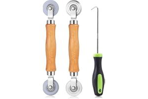 SHSHbuy Accesorios para Contrapuertas,3 Piezas Juego Herramienta de Rodillo de Pantalla,Rodillo Giratorio de Presión Rueda de Herramientas para Parainstalación de Pantalla de Ventana