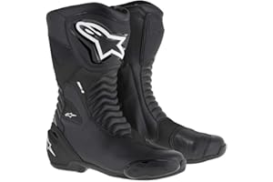 Alpinestars Mixte 2063_23166 Bottes Moto SMX S, Noir, 47 EU