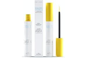 ONDÉE THERMALE Eyelash Serum & Eyebrow Serum - Growth-Boosting Lash Serum, 35% Thicker Lashes, Natural Eye Lash Serum Growth, Grande Lash Serum with Hyaluronic Acid and Vitamins B & E, UK Lash Growth Serum