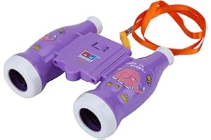 VGEBY1 Binoculars for Children, 6X Magnification Mini Kids Binoculars Toys with Lanyard for Children Learning Gift(Purple)