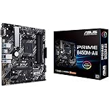 ASUS PRIME B450M-A II, Scheda Madre Micro ATX AMD B450 (Ryzen AM4), M.2, HDMI/DVI-D/D-Sub, USB 3.2 Gen 2 Type-A, BIOS FlashBa
