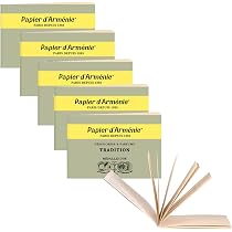 Pack Cadeau Papier D'Arménie : Brûleur étoile Gris - Désodorisant Naturel Neuf