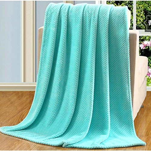blanket Blanket summer air conditioning blanket office nap blanket summer blanket office nap blanket sofa blanket blanket A+ ( Color : Blue , Size : 120cm )