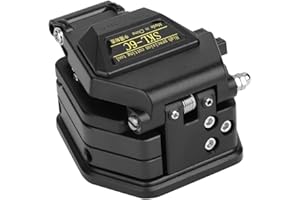 PUSOKEI Outil de coupe de câble à fibre SKL-6C couperet à fibre optique FTTH haute précision - diamètre 125um/longueur 18 mm avec sac portable