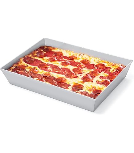 Detroit-Style Pizza-Blech (20,3x25,4cm) – Antihaft Aluminium-Pfanne Für Perfekte Pizza, Focaccia & Brownies