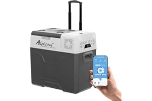 Alpicool CX50 50L Réfrigérateur de Voiture portable congélateur et réfrigérateur, Glaciere Électrique à Compression pour Maison, dortoir, Camping