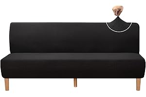 Granbest Alta copertura Stretch Futon (nero)