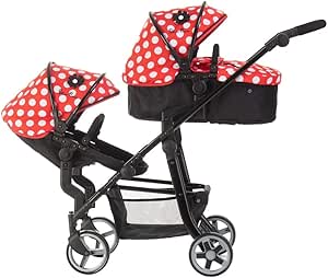 red silver cross dolls pram