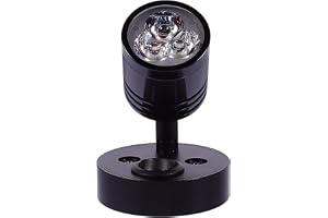 Zerodeko LED-taklampa för husvagn, 12V, taklampa i aluminium för släpvagn, husbil, stuga, 3W 4000K, justerbar väggmonterad la