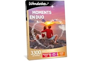 Wonderbox - Coffret cadeau - MOMENTS EN DUO – idée cadeau- 3300 activités à partager