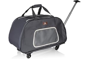 Knuffelwuff Bolsa de transporte plegable para perros con asa M-L 68 x 36 x 46 cm