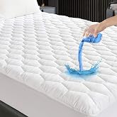 GRT Waterproof Quilted Mattress Protector, Breathable Mattress Cover and Oeko-Tex Certified, Mattress Cover Stretches up to 3