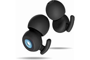 Biulely Bouchons D'oreille pour Dormir - Réutilisables et Lavables en Silicone, Antibruit Bouchon Oreille pour Protection Auditive, Sommeil, étude, Fêtes, Concerts, Réduction du Bruit 28 dB/34 dB