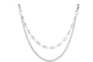 JJDreams Jeans Chains Hip Hop Punk Rock Gothic Chain Jeans Link for women and men