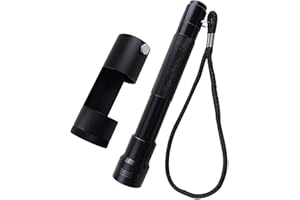TEKCOPLUS Handheld 80mm Polariscope with Flashlight Jeweler Gemologist Gemstone Tester Tool Optics Dark Field Hastings Loupe Magnifier