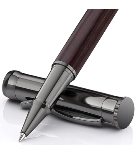 Elegant Walnut Rollerball Pen Set - Premium Wooden Pen With German - View #5