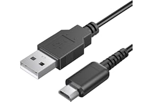 MUGUST Chargeur Ds Lite, Câble Chargeur pour Nintendo Ds Lite, 1,2m /3,9ft Câble d'alimentation Câble de Charge USB pour Nintendo DS Lite/NDSL (02_pour DS Lite/NDSL (1PC))