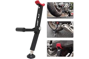 ANXIN Motorrad Ständer Lift Jack Stand Paddock Ständer Vorderrad und Hinterrad Ständer mit Griff klappbar für die meisten Motorräder Dirt Pit Bike Street Bike On/Off Road Rot