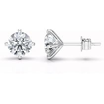 Heather Needham Orecchini A Perno | Zirconia Cubica 9mm | Argento Sterling | Regalo Donna