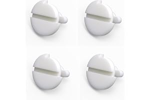 Sintrix Fab 4 tenditori Clip 295176601 – Robusto & Rinforzato – Compatibile con Dometic L100, L200 – Tappo frigorifero per griglia di ventilazione e copertura invernale in camper e caravava