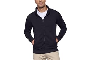 Remxi Męskie swetry bluza bez kaptura zamek błyskawiczny bluzy kardigan kurtka z kapturem