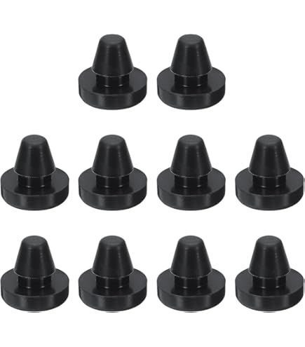 QUARKZMAN Silikonstopfen Set - 38 Stück Für 5-5,5mm Löcher, Grau