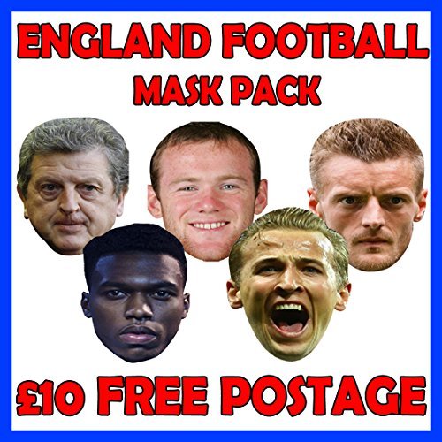 Price comparison product image ENGLAND FOOTBALL FACE MASK PACK