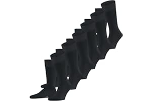 FALKE Herren Happy 6-Pack Socken atmungsaktive Baumwolle verstärkte langlebige Herrensocken ein Allrounder für Business und Alltag Baumwollstrümpfe einfarbig im Multipack 6 Paar