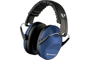 Vanderfields Casque Anti Bruit Adulte, 26dB Certifié CE, Casque Réducteur de Bruit, Protection Auditive Sécuritaire, Casque Sensitif, Casque Anti Bruit pour Autisme, Bricolage, Tonte, Chantier
