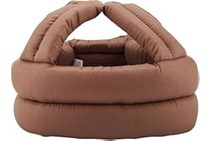 EVTSCAN Casco de seguridad para elder Head Cap, Elder Full Head Protective Hat Casco de prevención de caídas anticolisión con encaje para anciano, Recuperación de cirugía(Caqui)