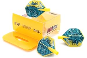 CUESOUL TERO AK4 Vols de fléchettes Forme Standard avec Quatre Symboles mythologiques, Lot de 3 pièces