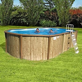 New Plast Piscina Fuori Terra 670x365cm H132cm In Acciaio