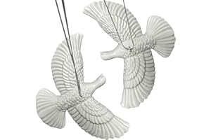 MUNSKT 2 PCS Turtle Doves Authentic Friendship Turtle Doves Christmas Ornament Gifts Resin White Turtle Doves Tree Decoration Christmas Tree Ornament for Xmas Home Decoration