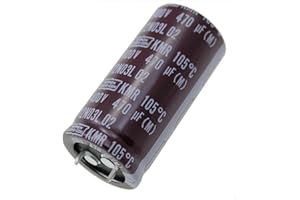 IT-TRONICS Snap-In Elko Condensador 470µF 400V | Condensador electrolítico hasta una temperatura de 105°C | 25,4x50mm | 470uF EKMR401VSN471MQ50S United Chemi-Con