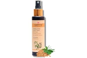 ‎SATTVA AYURVEDA Sattva Bockshornklee Haartonikum - Intensive Kopfhautpflege, Fördert das Haarwachstum und Hemmt Haarausfall, Natürliches Kopfhaut Tonikum für Trockene und Juckende Kopfhaut, Haarwasser Alkoholfrei