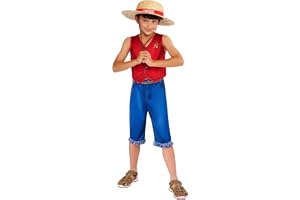 RUBIE'S One Piece Luffy förklädnad 11–13 år