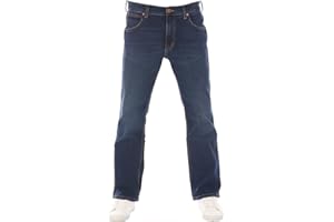 ALL TERRAIN GEAR BY WRANGLER Wrangler męskie dżinsy Bootcut Jacksville spodnie niebieskie spodnie jeansowe męskie bawełna denim stretch niebieski w32, kolor: Classic Blue, rozmiar: 32 W / 30 L, Classic Blue (Wss5kpxed), 32W / 30L