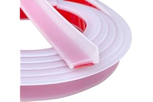 HYRYC Guarnizioni Doccia 120cm Guarnizioni Vasca da Bagno Barriera Acqua Doccia Pieghevole Barriera Doccia Ferma Acqua per Box Doccia o Bordo Vasca lavello (Trasparente, 1.2M)