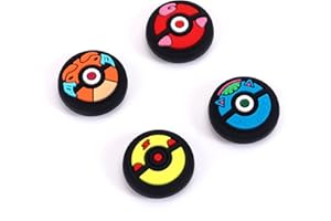 DLseego Thumb Grips Cap for Switch,Analog Button Cover,Joystick Cover Silicone Stick Caps Compatible for Switch Lite&Switch OLED Joy Con,Yellow and Blue