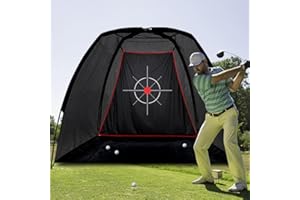 KAIDIDA Golf Practice Hitting Nets for Backyard Driving Indoor Use Heavy Duty Practice Golf Driving Nets for Backyard Premium Portable Golf Impact Nets Cages with Frame and Net for Men