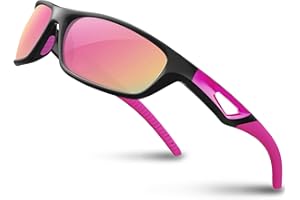 RIVBOS Polarized Sports Sunglasses Driving shades For Men TR90 Unbreakable Frame RB831