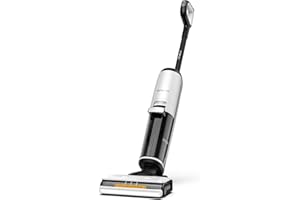 Tineco Floor One S7 Steam Nettoyeur de Sols sans-Fil Balai Vapeur pour Saletés Collantes sur Sols Durs avec Écran Auto-Nettoyage Nettoyage des Bords Autopropulsion Parfait pour Enfants/Animaux